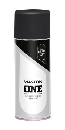 Maston One szórófesték spray 400ml RAL9005 matt Fekete