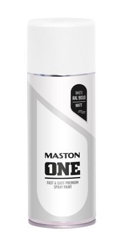 Maston One szórófesték spray 400ml RAL9010 matt Fehér