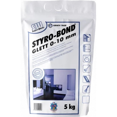 Styro-Bond 0-10mm beltéri fehér glett 5kg