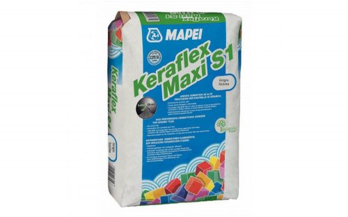 Mapei Keraflex Maxi S1 flexibilis kül- és beltéri burkolat- és csemperagasztó 25kg