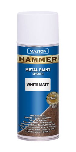 Maston Hammer fémfesték spray 400ml matt Fehér