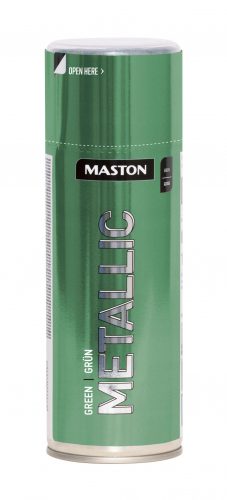 Maston Metallic metál hatású szórófesték 400ml Zöld