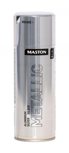 Maston Metallic metál hatású szórófesték 400ml Ezüst