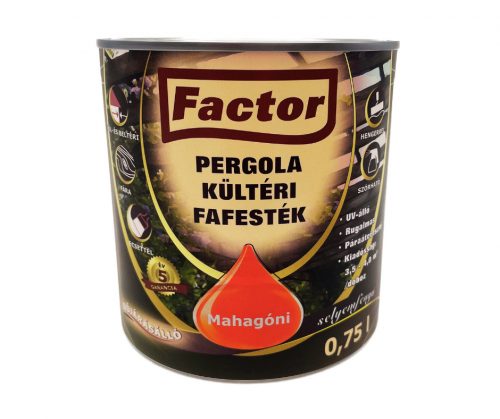 Factor Pergola kültéri fafesték 2,5l mahagóni