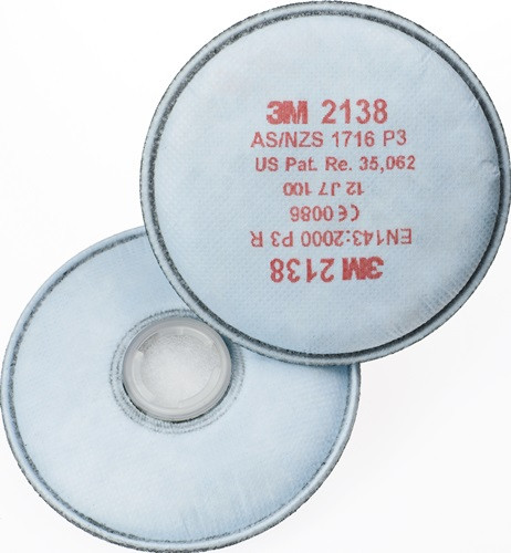 3M 6800-6000 maszkhoz kerek részecskefilter P3 aktívszén 2db/csomag