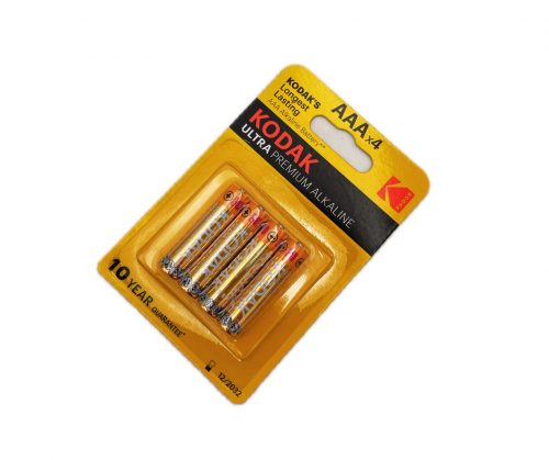 Kodak Ultra Premium Alkáli microelem AAA 1,5V 4db/csomag