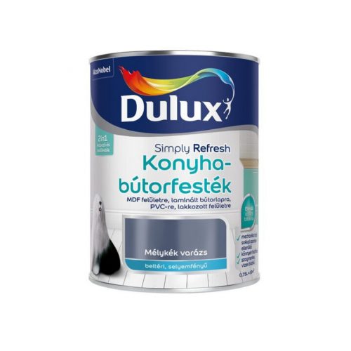 Dulux Konyhabútorfesték selyemfényű 0,75l Mélykék varázs