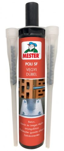 Mester Poli SF vegyi dübel 300ml szürke