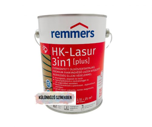 HK-Lasur Plus vízbázisú vékonylazúr 2,5l merbau