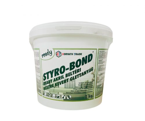 Styro-Bond Ready Projekt akril beltéri készre kevert glett 8kg fehér