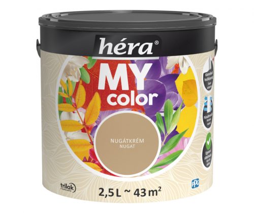 Héra My Color beltéri falfesték 2,5l Nugátkrém