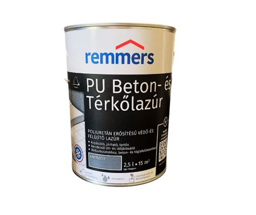 PU Beton- és Térkőlazúr 2,5l antracit